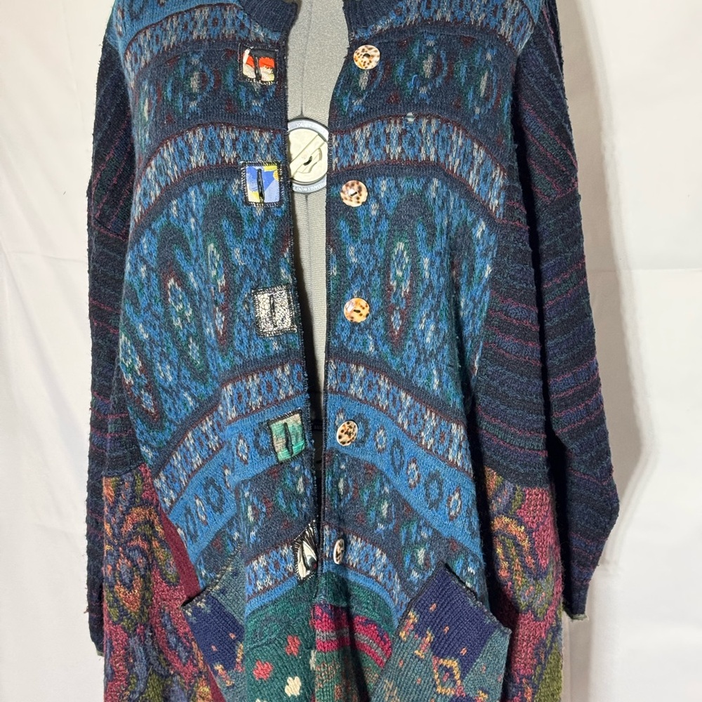 Boho-ish Flare Sweater Multicolor